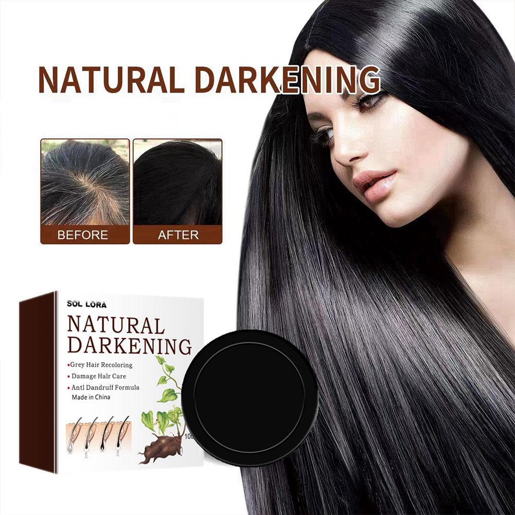 Sol LORA Natural Darkening Shampoo Soap ( BUY 1 GET 1 FREE )