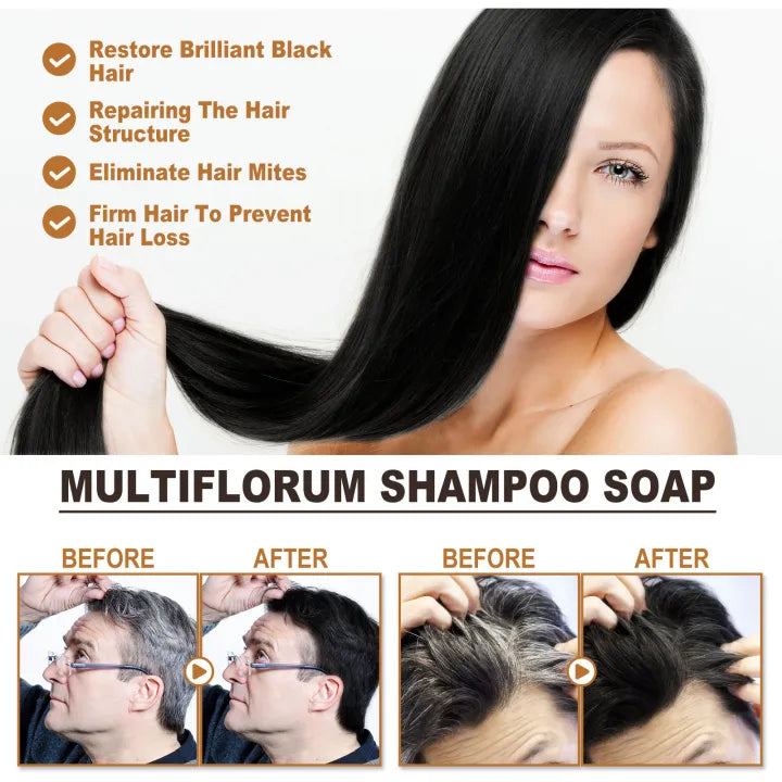 Ouhoe Ginseng & Polygonum Multiflorum Shampoo Soap ( BUY 1 Get 1 Free )